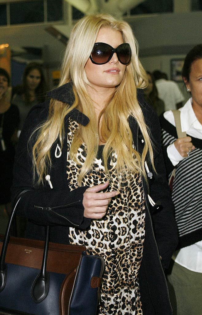 Jessica Simpson JFK Airport