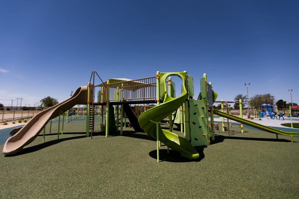 The El Paso County Parks and Recreation Department opens its largest all-abilities playground at Ascarate Park in the Lower Valley.