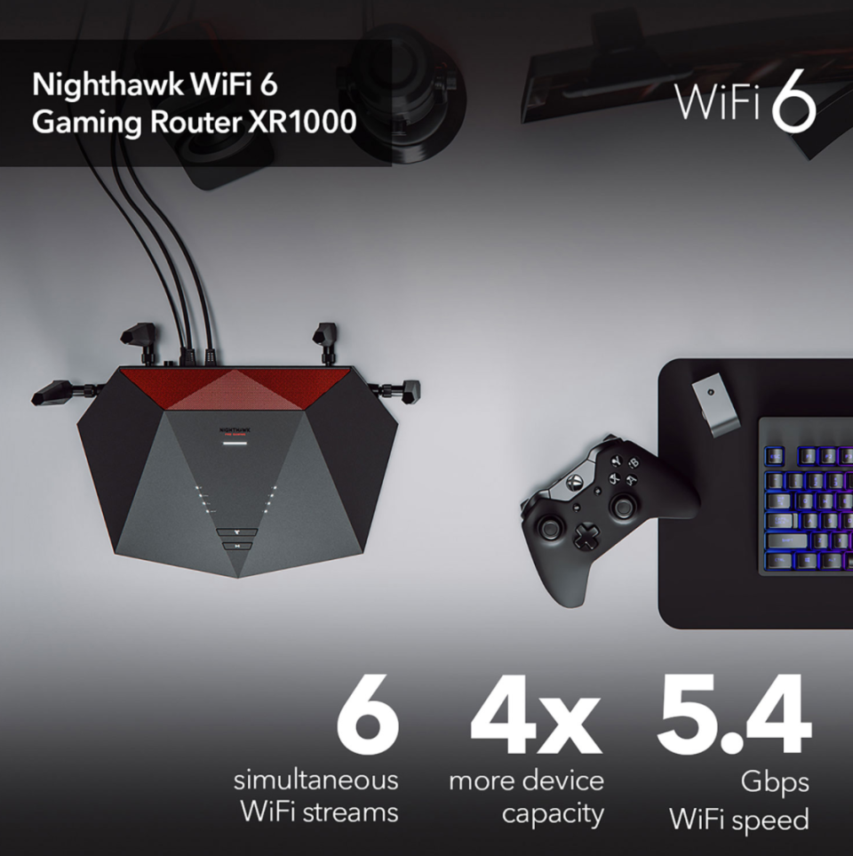 NETGEAR Nighthawk Pro Gaming Wi-Fi 6 Gaming Router (Photo via Best Buy Canada)