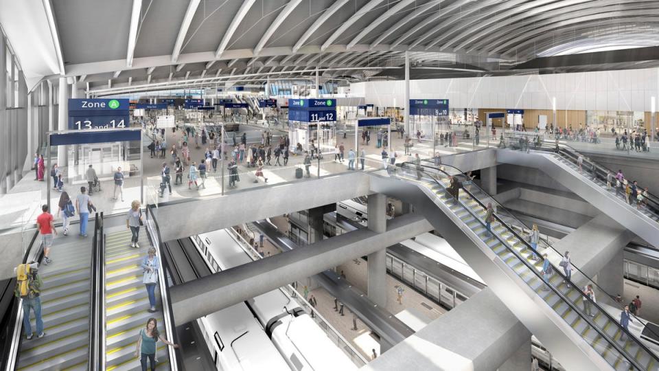 Old Oak Common station will be the biggest new-built station in the UK (HS2)