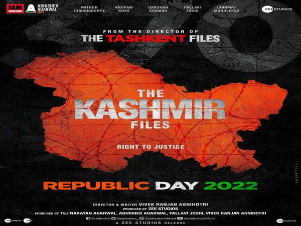 Poster of 'The Kashmir Files' (Image source: Instagram)