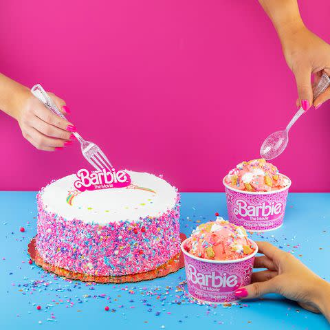 <p>Cold Stone Creamery</p> Cold Stone releases a new Barbie ice cream flavor