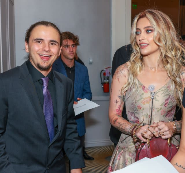 Prince Jackson and Paris Jackson at the Harold and Carole Pump Foundation Gala (2022)