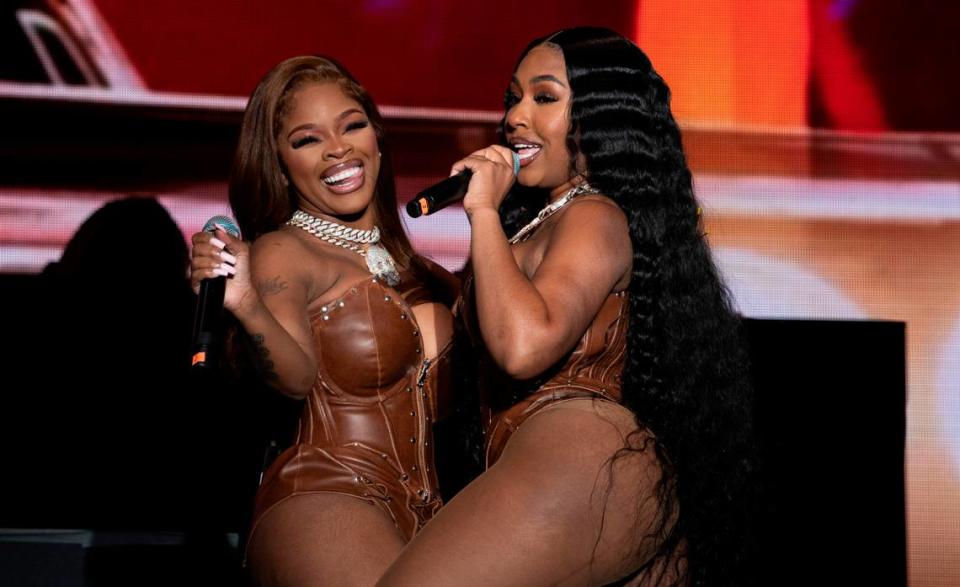 City Girls bring the fire at the Dreamville Festival in Raleigh, N.C., Saturday, April 1, 2023.