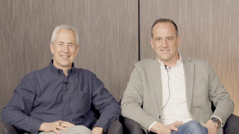 Danny Meyer, founder of Union Square Hospitality Group, and Randy Garutti, former Shake Shack CEO