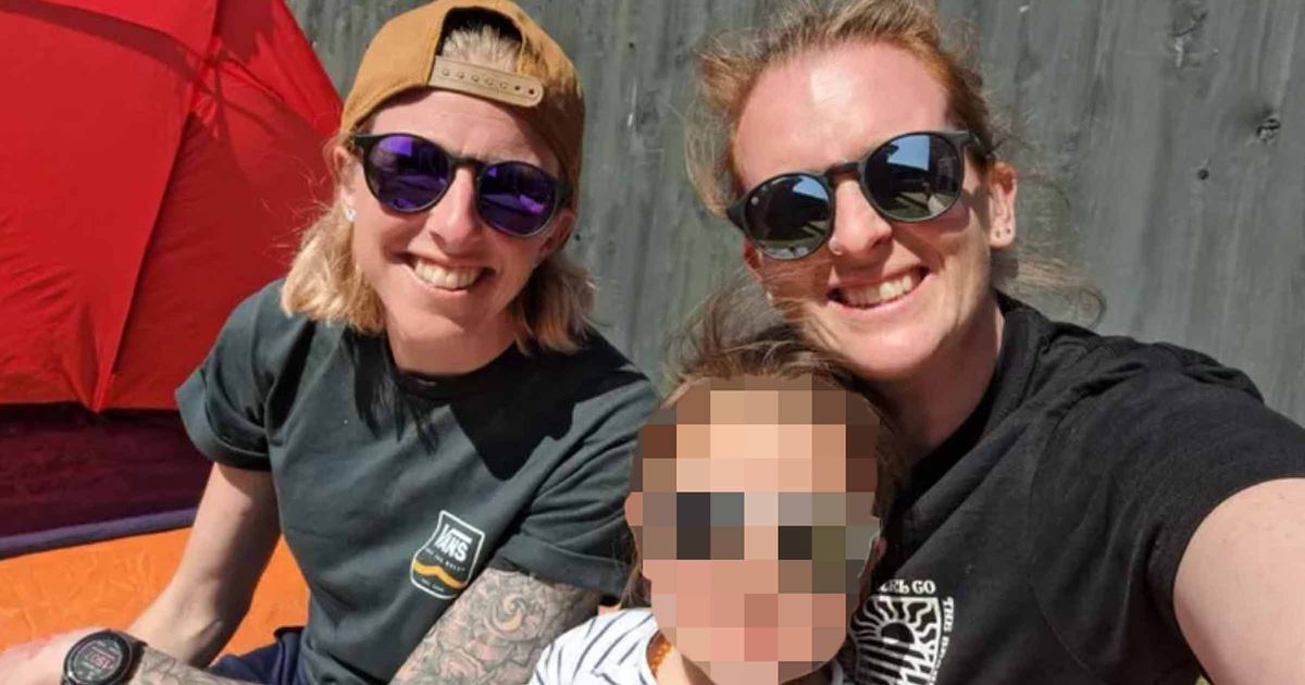 Gemma Wiseman (right), who worked as a teaching assistant, leaves behind her wife Laura and daughter, three, who are 'devastated' by her loss  (GoFundMe)