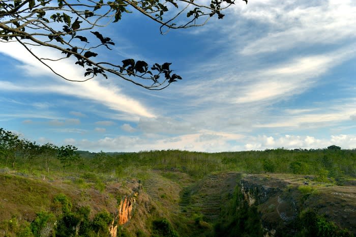 Amazing sight: When exploring the site, expect to find deep trenches on the southern coast of Java and remnants of an ancient volcano at Nglanggeran in Gunungkidul, said to be formed by the removal of a seabed thousands of years ago.