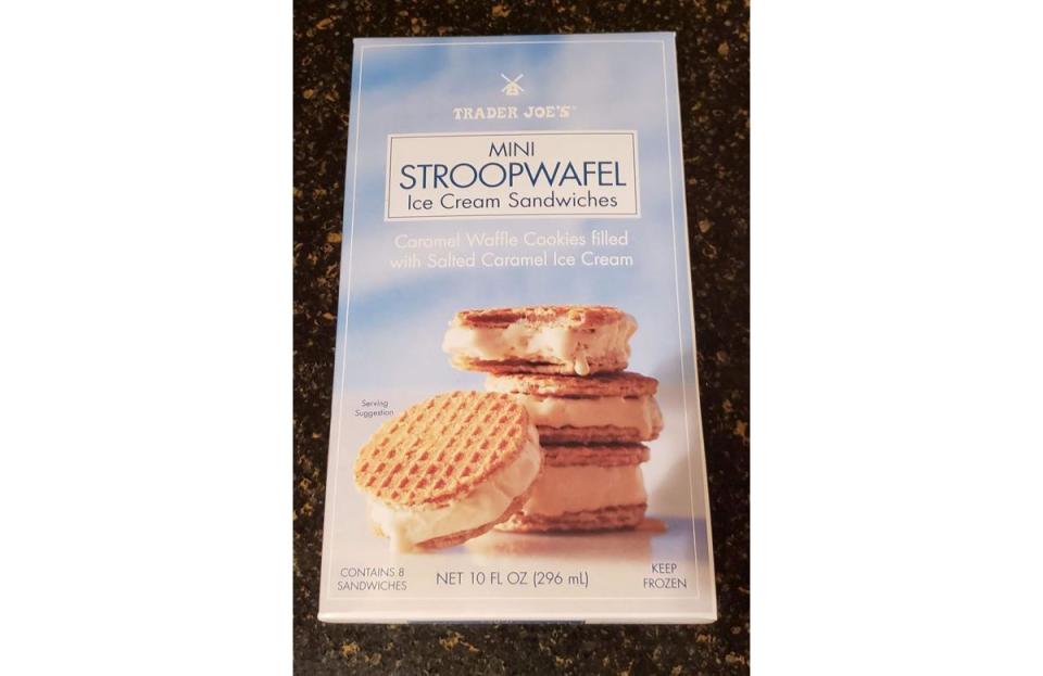 Mini Stroopwafel Ice Cream Sandwiches