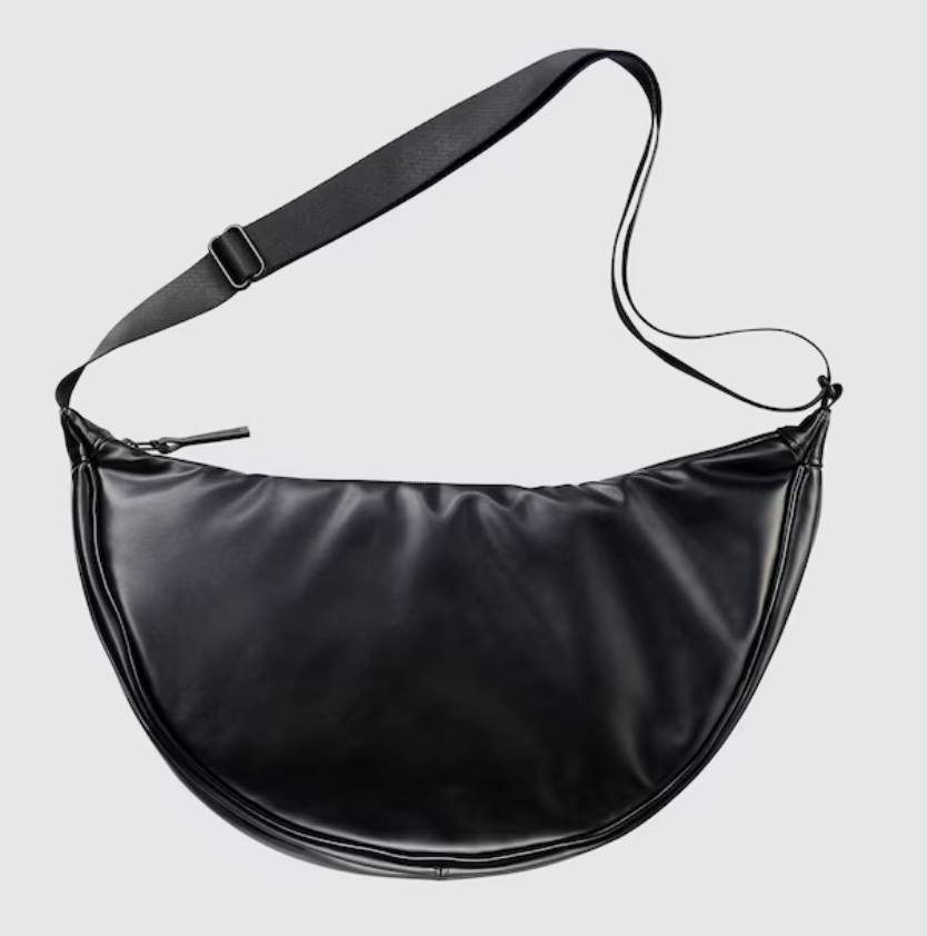 A photo of a Faux Leather Round Shoulder Bag. (PHOTO: Uniqlo)