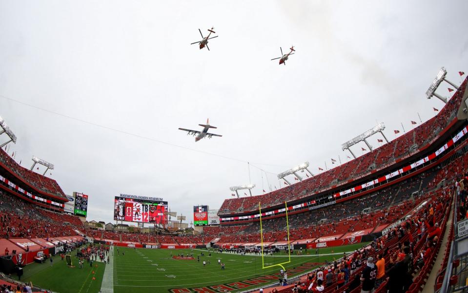 A general view during a game between the Tampa Bay Buccaneers and the Atlanta Falcons at Raymond James Stadium on January 03, 2021 in Tampa, Florida. - GETTY IMAGES