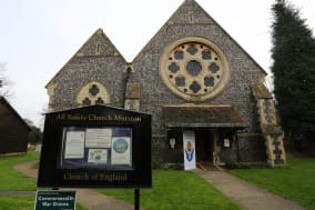 The All Saints Church in Murston near Sittingbourne following the opening of the Murston Community Bank bank inside the building and becoming Kent's first community bank to be held in a church. PRESS ASSOCIATION Photo. Picture date: Monday January 20, 2014. Photo credit should read: Gareth Fuller/PA Wire