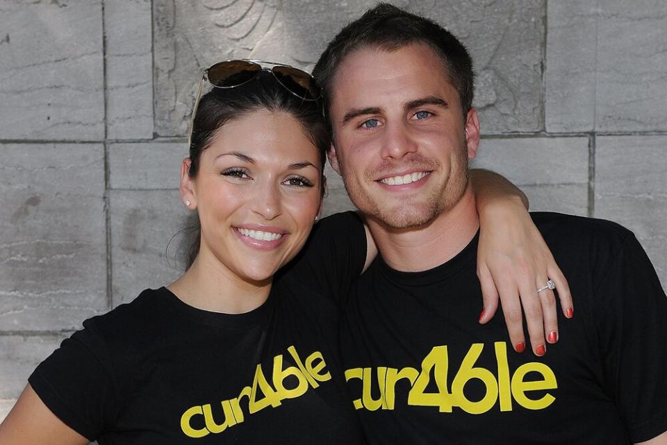 Former &quot;The Bachelor&quot; and &quot;The Bachelorette&quot; contestant DeAnna Pappas and fiance Stephen Stagliano attend 46NYC's Alex's Lemonade Stand to raise funds and awareness for childhood cancer, at Merchants' Gate, Central Park on August 29, 2010 in New York City.