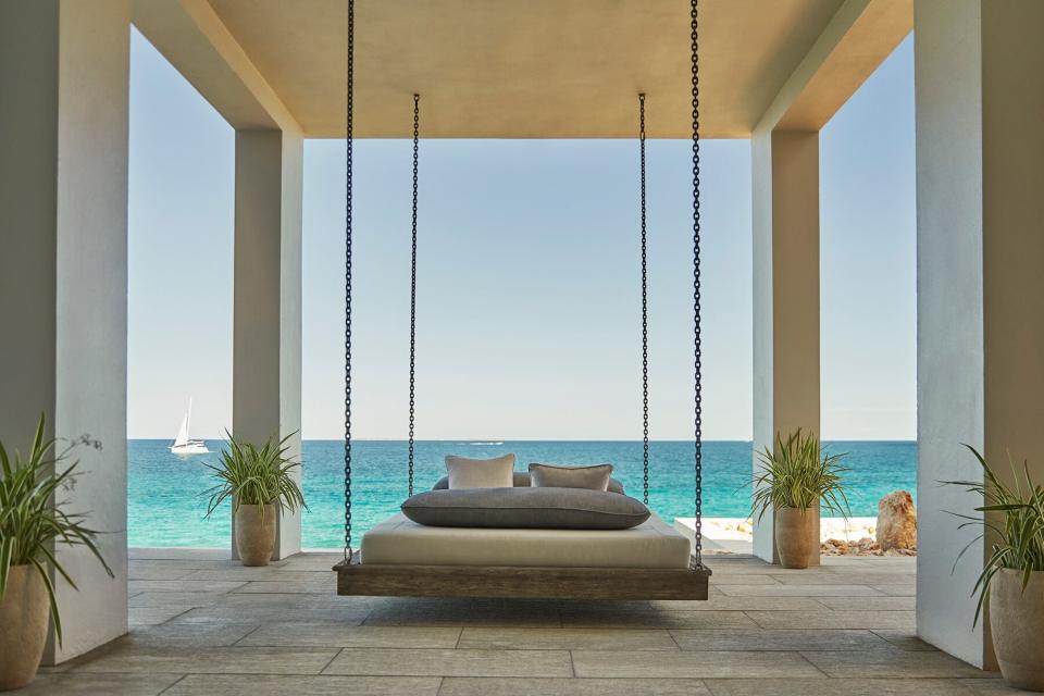 A floating cabana at Four Seasons Resort &amp; Residences Anguilla