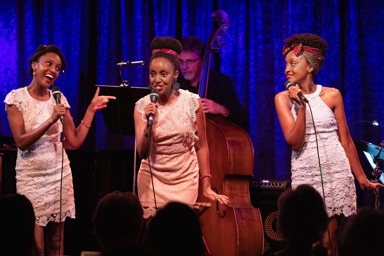 The Kenyan vocal trio MOIPEI performs as part of Lake Michigan College's Valentine Dinner Cabaret on Feb. 14, 2024, and in concert Feb. 15, 2024, with both events at the Mendel Center in Benton Harbor.