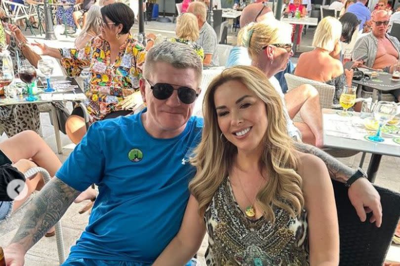 Ricky and Claire jetted over to Tenerife -Credit:Claire Sweeney Instagram