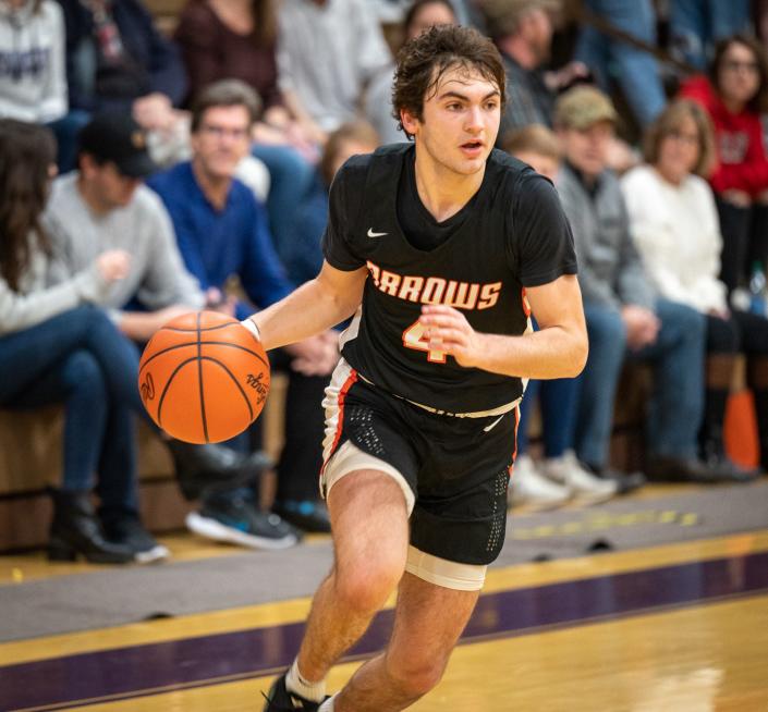 Ashland&#39;s Luke Denbow dropped a career-high 37 points in a high Ohio Cardinal Conference win over Lexington on Friday night.