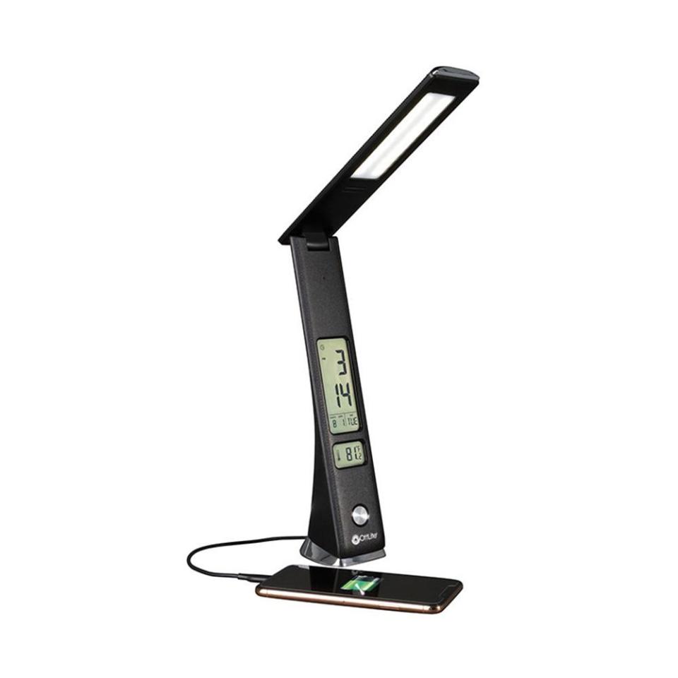2) Prevention by OttLite LED Task Lamp with Digital Display