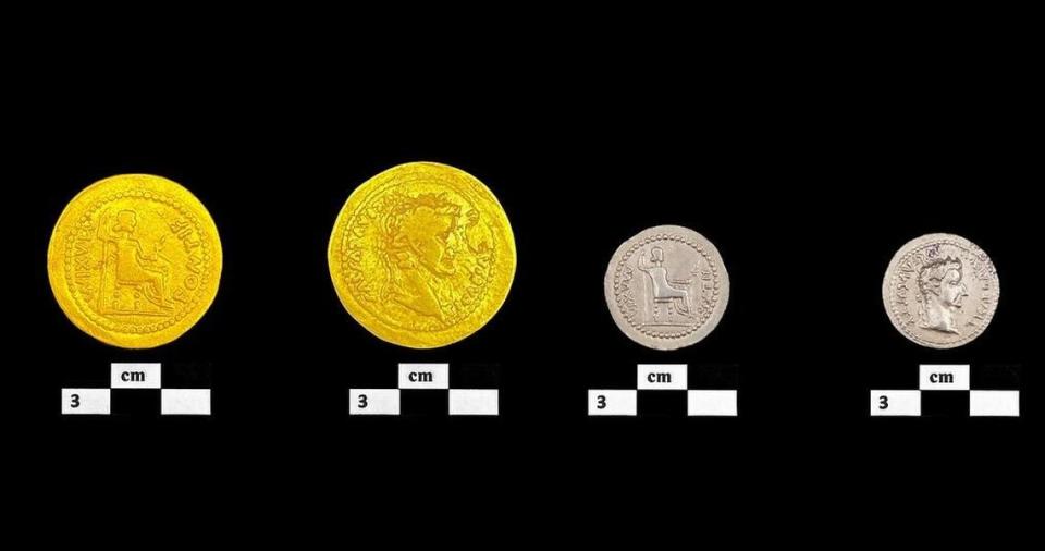Archaeologists discovered Roman coins among other ancient artifacts in the United Arab Emirates, officials said.