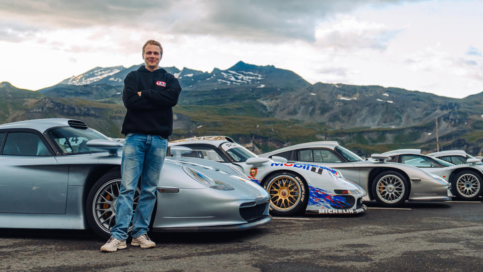 Ferdi Porsche, the driving force behind the F.A.T. International Ice Race.