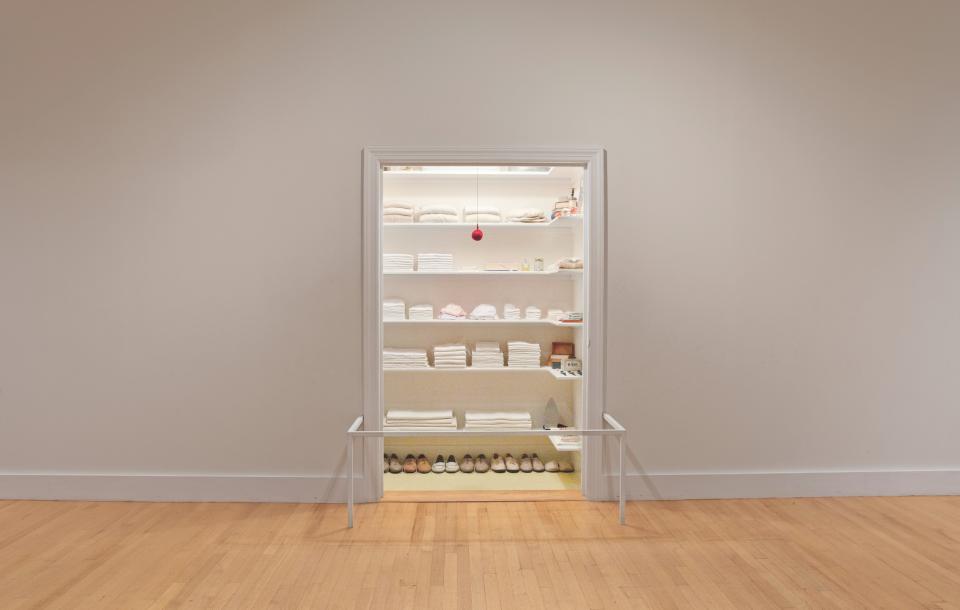 The installation of “Sara Berman’s Closet” by Maira Kalman and Alex Kalman at the Metropolitan Museum of Art in 2017.