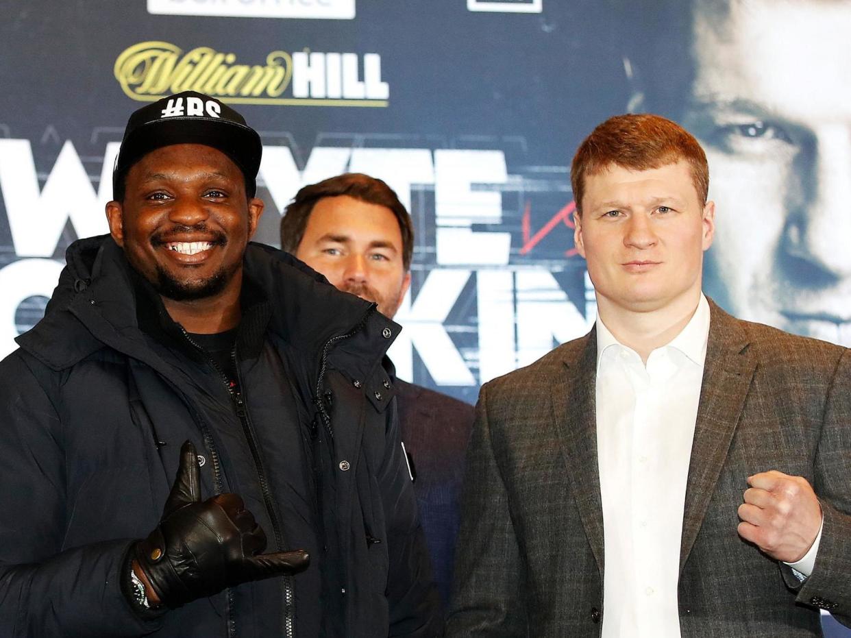 Whyte and Povetkin will clash in Eddie Hearn's garden: PA