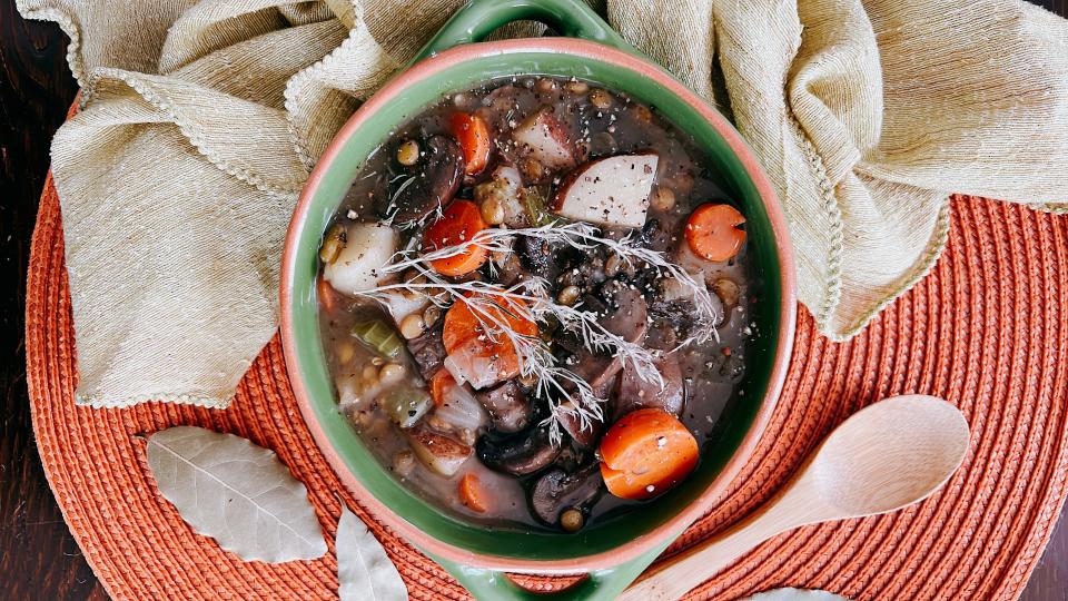 A vegan variation on Irish stew