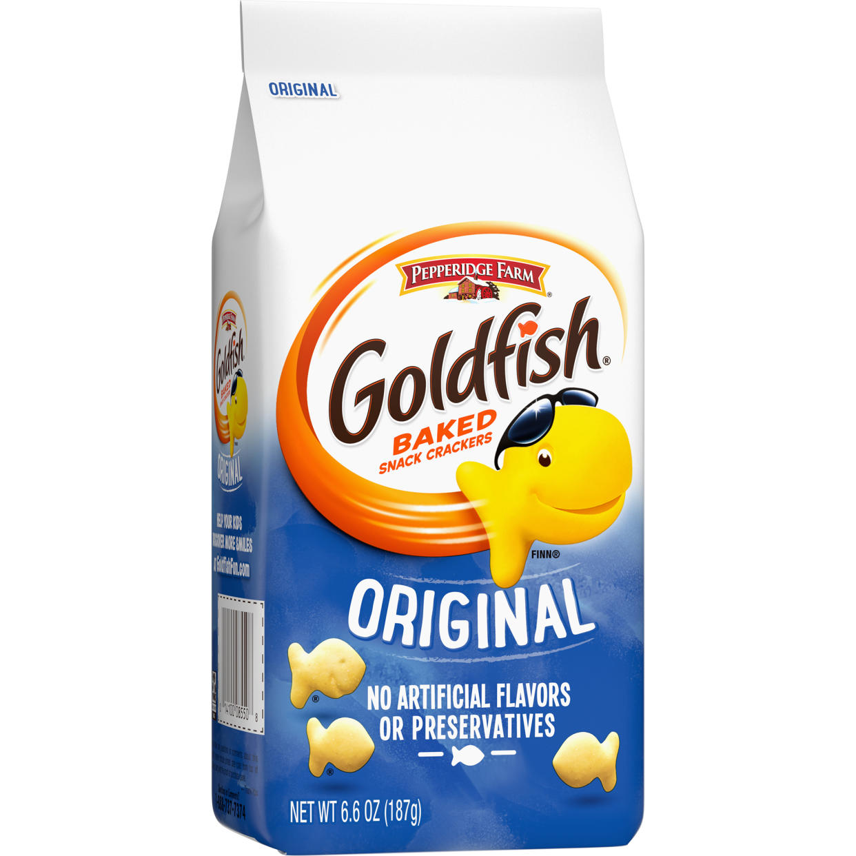 Original flavor Goldfish are lightly salted and mildly flavored. (Campbell's)