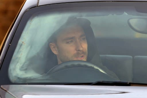 Tottenham midfielder Christian Eriksen arrives for training after Jose Mourinho was announced as the club's new manager