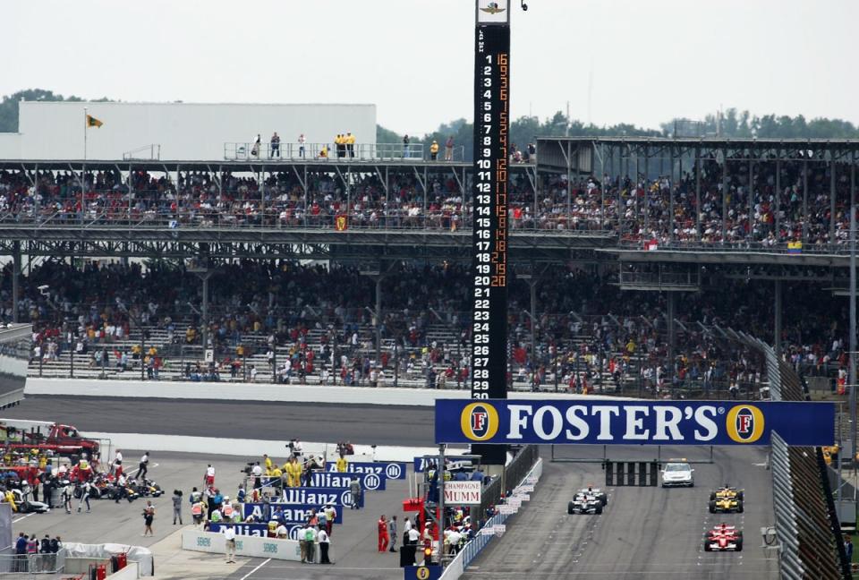 The 2005 United States Grand Prix turned into a farce when only six cars took to the start line (Getty)
