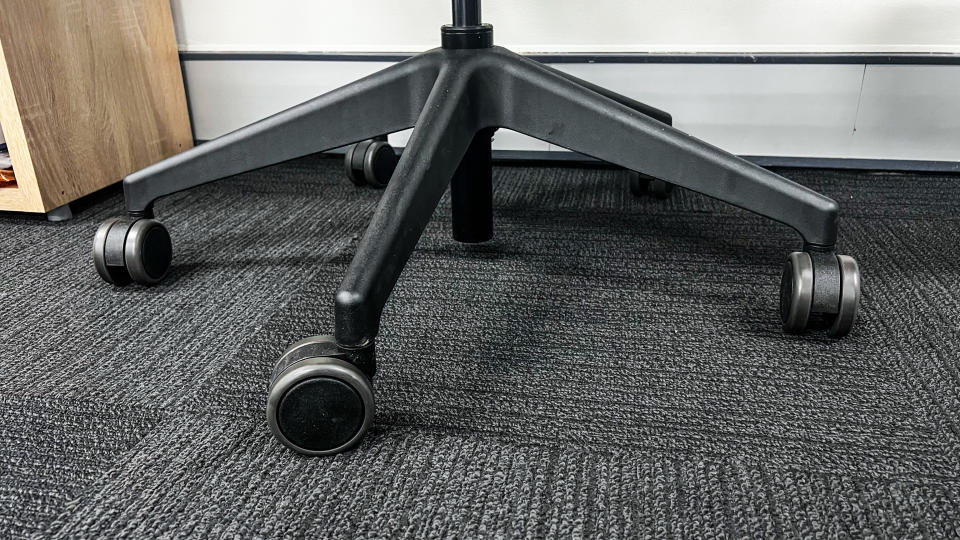 Caster wheels on the Steelcase Karman