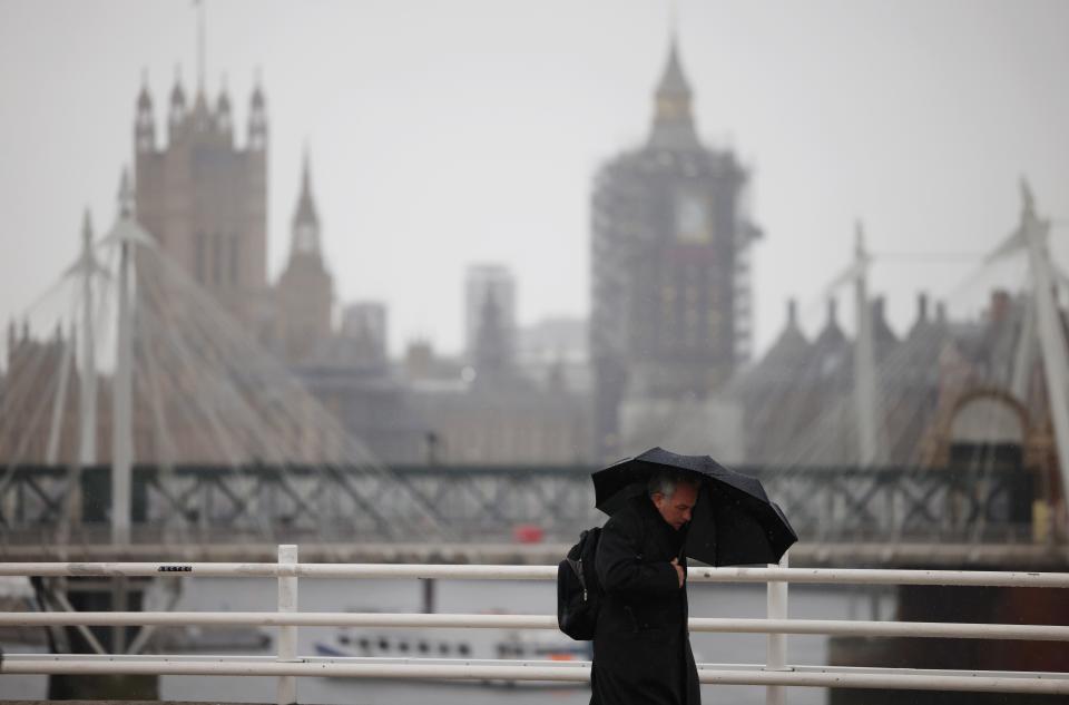 Weekend washout before sizzling 25C heatwave next week in London (REUTERS)