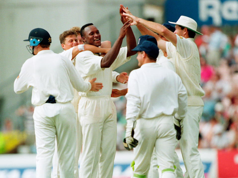South Africa had no answer after rousing the normally mild-mannered Devon Malcolm: Getty