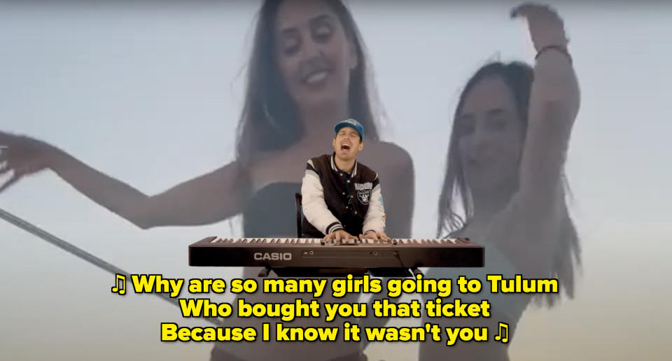 Emoney sings in his music video "Tulum" about girls who go to Tulum