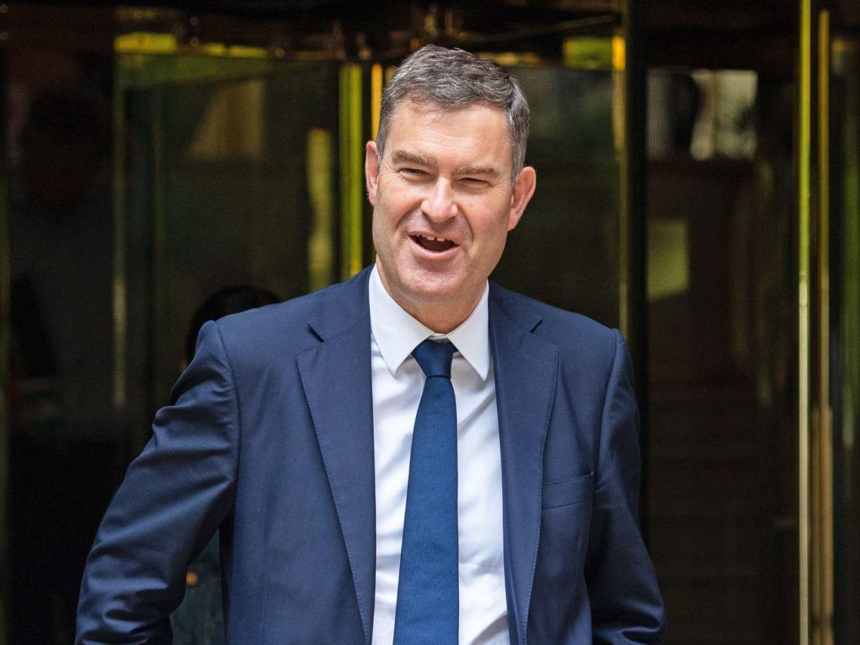 'Not so fast there, Arron', David Gauke tweets: PA