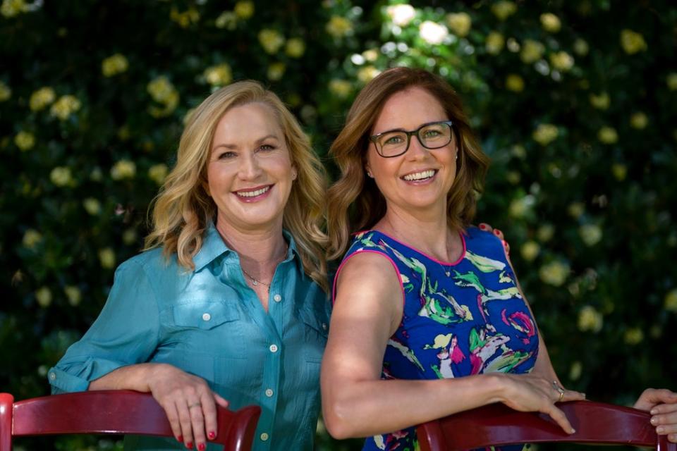 Angela Kinsey and Jenna Fischer Portrait Session (Copyright 2022 The Associated Press. All rights reserved)