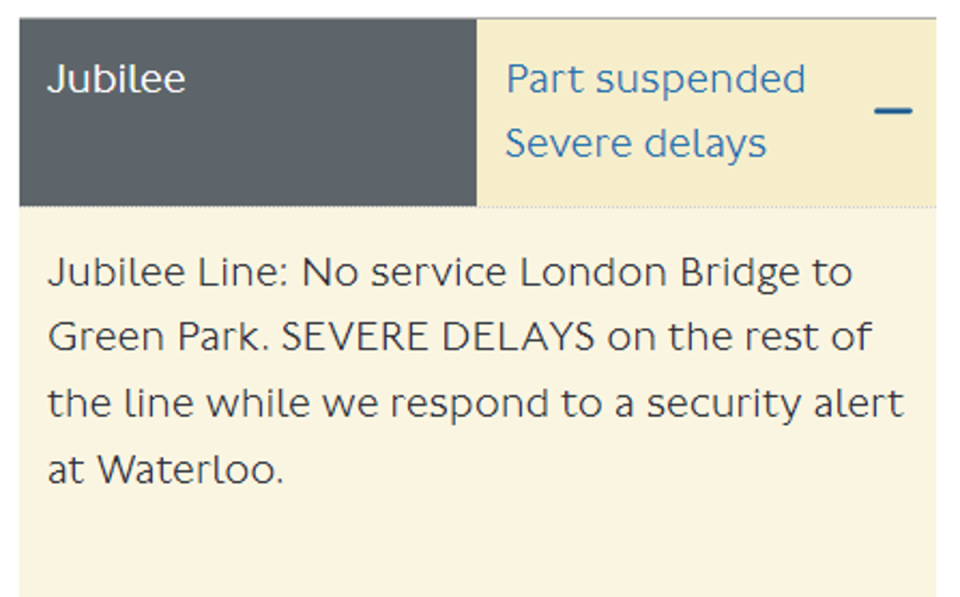  (Screenshot TfL website)