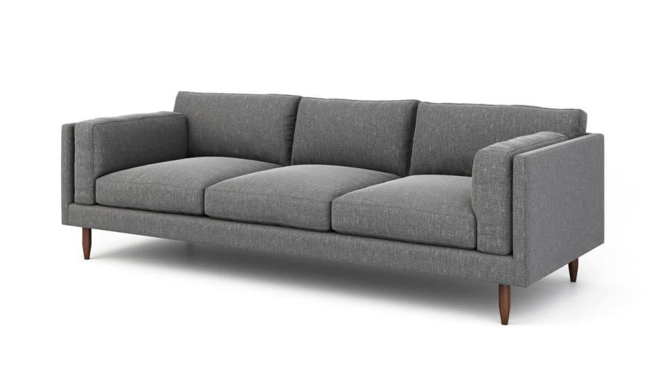 <h2>BenchMade Modern Skinny Fat Sofa <br></h2><br><strong>The Hype:</strong> 5 out of 5 stars and 56 reviews <br><br>More often than not, you get what you pay for in the world of furniture. BenchMade Modern's collection of couches isn't cheap, but each one comes equipped with a lifetime warranty, 100-day trial, specified comfort levels, customization, and more. For one satisfied couch potato, adding this couch to his cart was a breeze, "from ordering [and] selecting the fabric to delivery, the entire process was easy." The product was also "much higher quality" than he expected. <em><br></em><br><em>Shop <strong><a href="https://benchmademodern.com/collections/sofas/products/skinny-fat-sofa" rel="nofollow noopener" target="_blank" data-ylk="slk:BenchMade Modern" class="link ">BenchMade Modern</a></strong><br></em><br><br><strong>BenchMade Modern</strong> Skinny Fat Sofa, $, available at <a href="https://go.skimresources.com/?id=30283X879131&url=https%3A%2F%2Fbenchmademodern.com%2Fcollections%2Fsofas%2Fproducts%2Fskinny-fat-sofa" rel="nofollow noopener" target="_blank" data-ylk="slk:BenchMade Modern" class="link ">BenchMade Modern</a>
