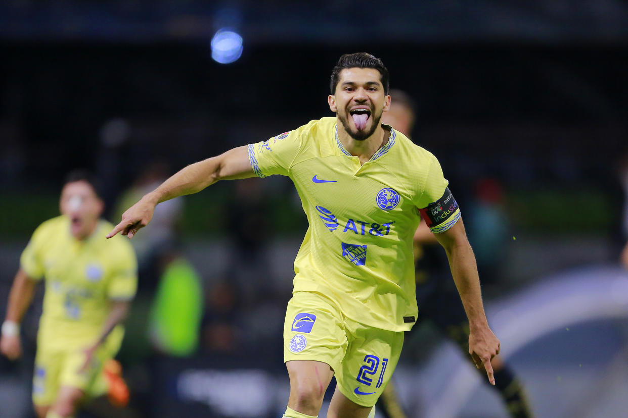 Henry Martín en un partido de Liga MX contra Pumas el sábado pasado. (Mauricio Salas/Jam Media/Getty Images)