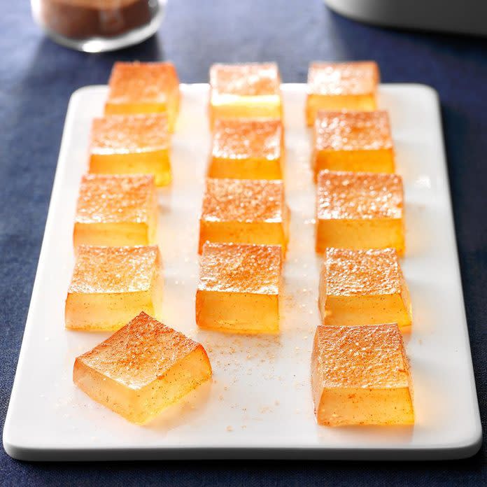 Spiced Apple Cider Jelly Shots