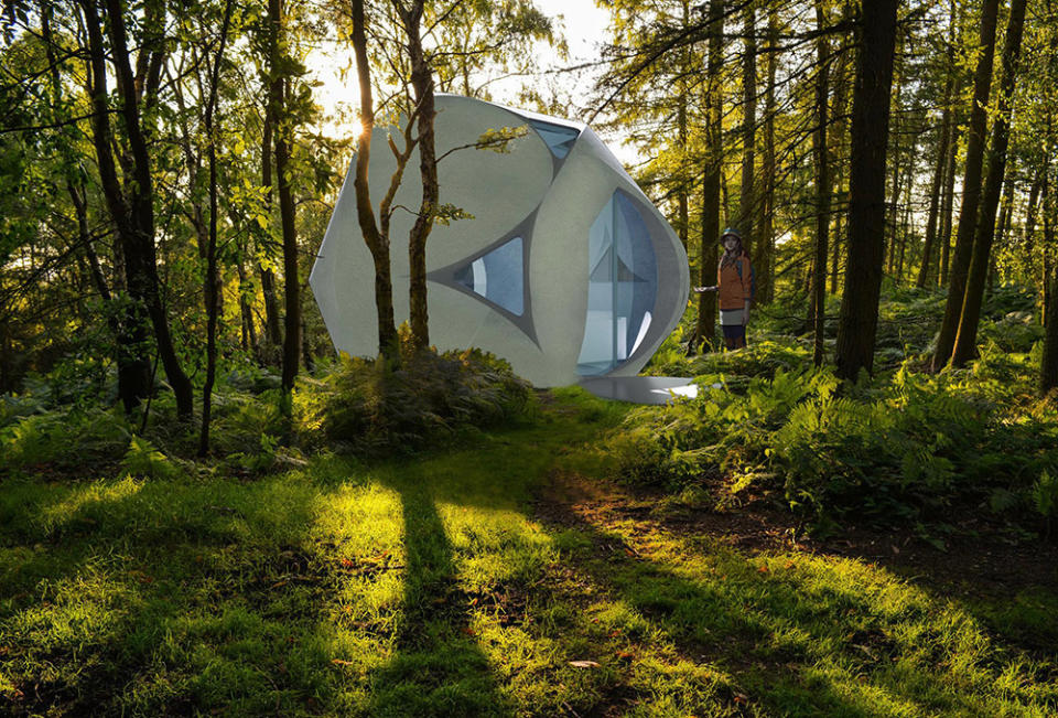 Serendix's 3D-printed house concept art. (Photo: Clouds Architecture Office)