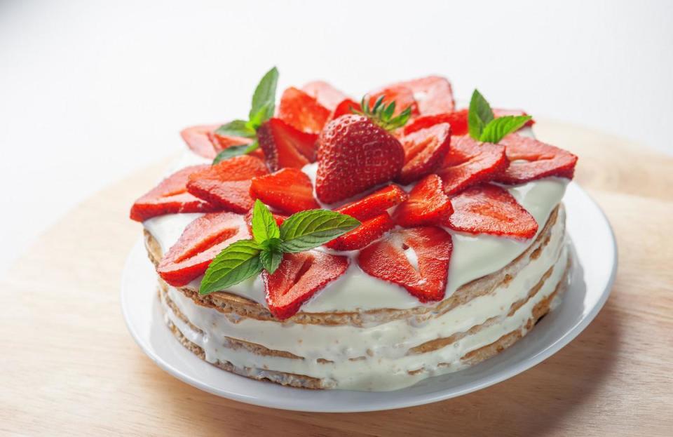 Strawberry Shortcake Icebox Cake