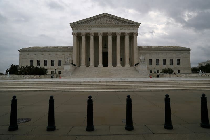 FILE PHOTO: The U.S. Supreme Court following an abortion ruling by the Texas legislature