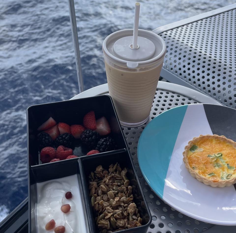 My go-to breakfast each morning aboard Scarlet Lady. (Photo: Josie Maida)