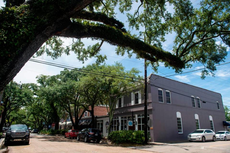 Downtown Ocean Springs on Wednesday, Aug. 10, 2022.