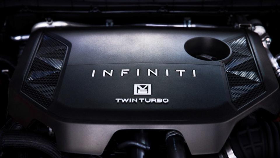 Infiniti以新世代3.5升雙渦輪V6引擎取代沿用多年的5.6升自然進氣V8。(圖片來源／Infiniti)