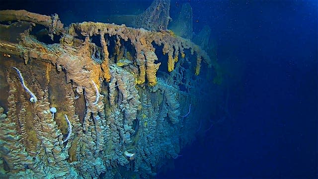 The RMS Titanic in her resting place