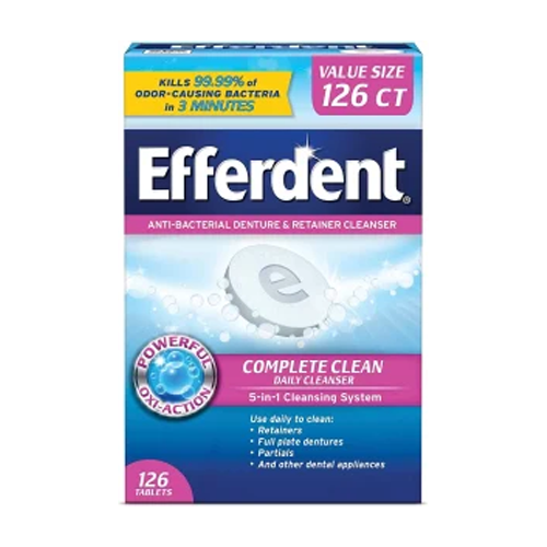 efferdent denture cleanser tablets