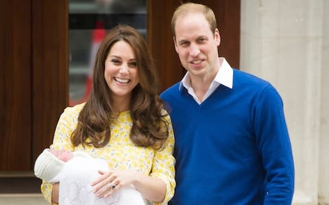 The Duke and Duchess of Cambridge welcomed their children at the Lindo Wing, pictured here with Princess Charlotte in 2015 - Credit: Geoff Pugh