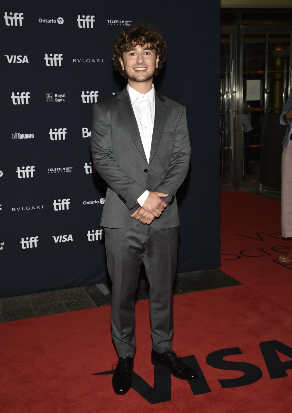 Gabriel LaBelle attends the premiere of "The Fabelmans" at the Princess of Wales Theatre during the Toronto International Film Festival, Saturday, Sept. 10, 2022, in Toronto. (Photo by Evan Agostini/Invision/AP)