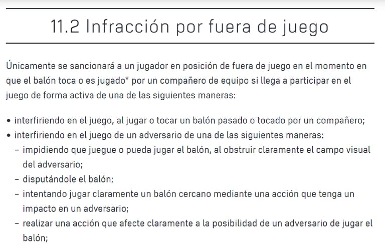 Qué dice el reglamento oficial de la IFAB acerca de la regla del offside, a propósito del gol de Bruno Fernandes contra Manchester City